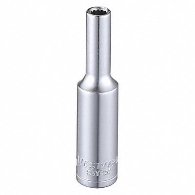 Socket Steel Chrome 4 mm