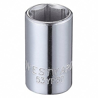 Socket Steel Chrome 11/32 in