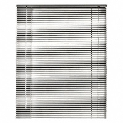 Mini Blinds Silver 72 in L 30 in W