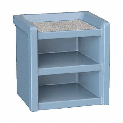 Night Stand Plastic Blue Gray