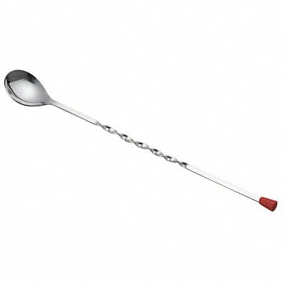 Bar Spoon 11 in L Red End Color PK24