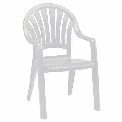 Armchair Fanback White