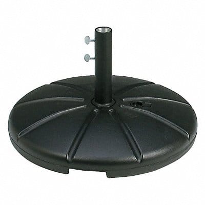 Umbrella Base with Filling Cap Black