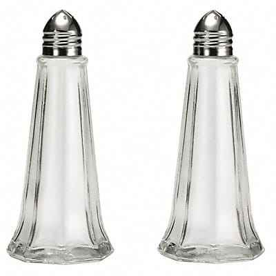 Salt/Pepper Shaker 4.375 H Glass PK24