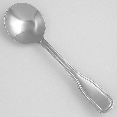 Bouillon Spoon 6 1/4 in L Silver PK24