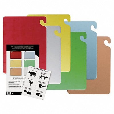 Cutting Board Set 12x18 in Assorted PK4
