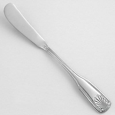Butter Knife 7 in L Silver PK24