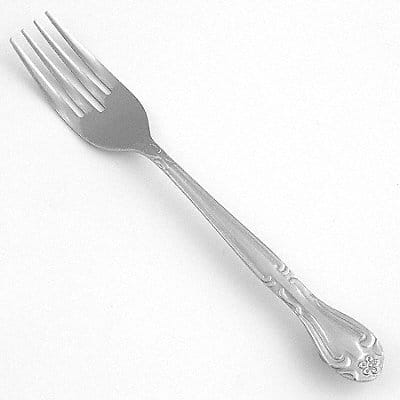 Salad Fork 6 3/8 in L Silver PK24