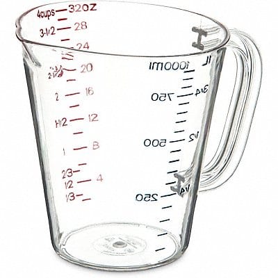 Measuring Cup Clear Plastic