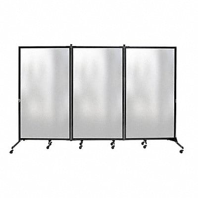 Frosted 3 panel Room Divider