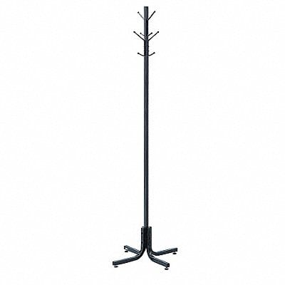 Coat Rack Steel Black 70