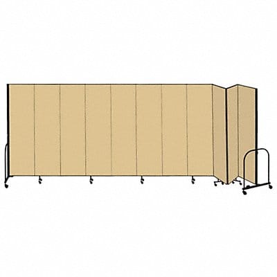 F1904 Partition 20Ft 5 In Wx7 Ft 4 In H Walnut