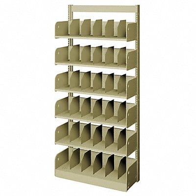 Divider Shelf Single 6 Shelves 12 In