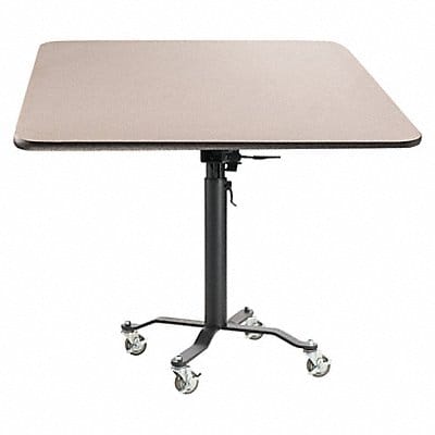 Square Adjustable Table Grey 36