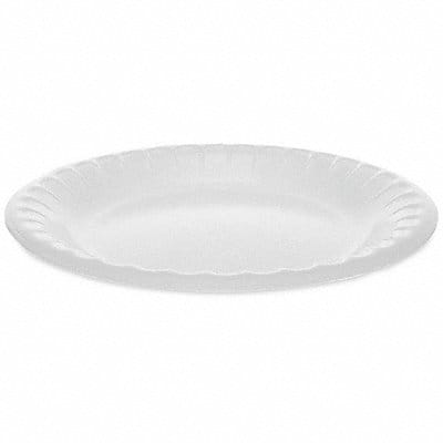 Disposable Foam Plate 6 in White PK1000