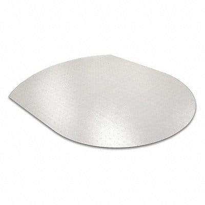 Chair Mat Contoured Clear 39 x49