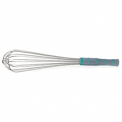 Whip 16 in L Aqua Handle