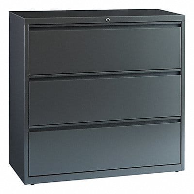 Lateral File Cabinet Medium Tone Steel