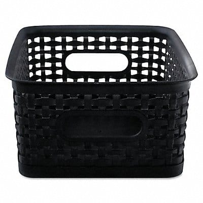 Weave Bins Black Plastic 3 Bins PK3