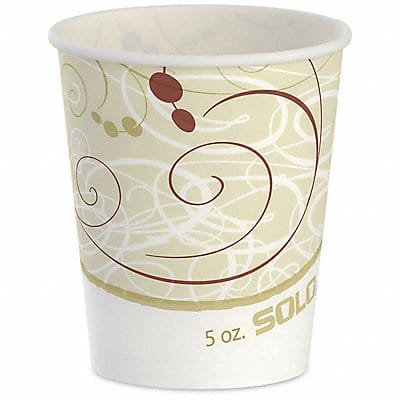 Disp Cold Cup 5 oz White/Green PK100