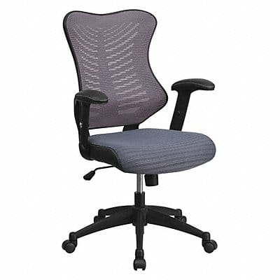 Executive Chair Gray Seat Mesh Back