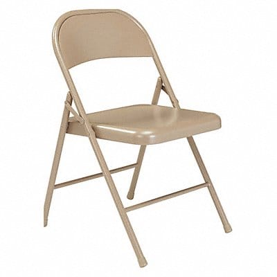 Commercialine Folding Chair Stl Tan PK4