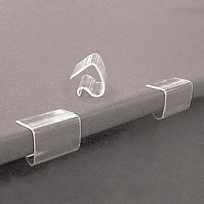 Table Cloth Clip 2 1/2 in L Clear PK250