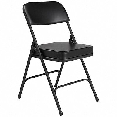 Folding Chair Vinyl 32in H Black PK2 Folding Chair Vinyl 32in H Black PK2