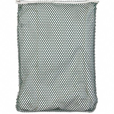 Mesh Laundry Bag Green with Zipper PK12