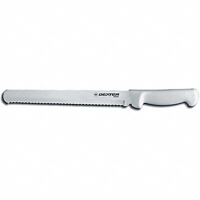 Scalloped Slicer 10 Blade White Handle