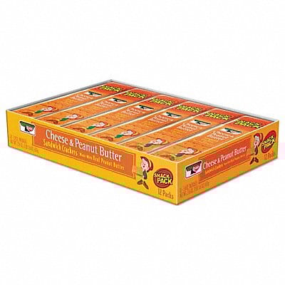 Sandwich Crackers Cheese 1.8 oz PK12