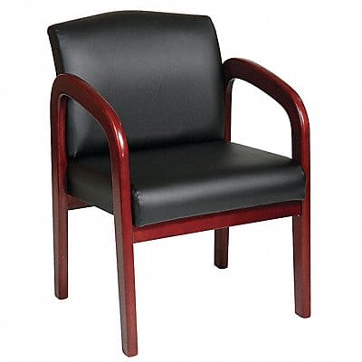 Work Smart Visitor Chair Fabric Black