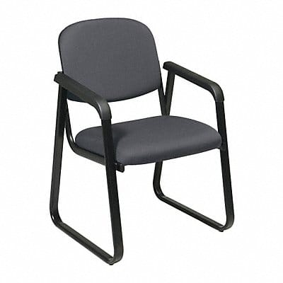 Desk Chair Fabric Gray 18 to 18 Seat Ht