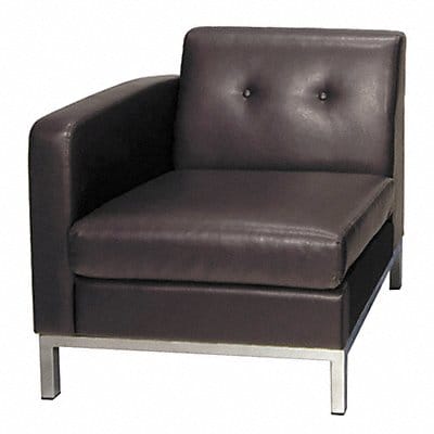 Wallstreet Chair Faux Leather Espresso