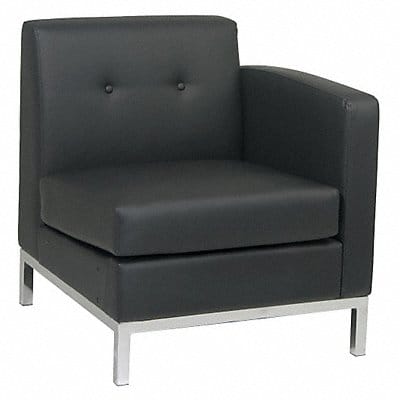 Wallstreet Chair Faux Leather Black