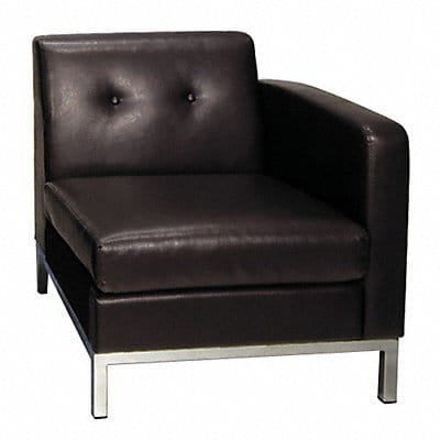 Wallstreet Chair Faux Leather Espresso