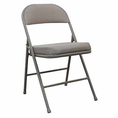 Steel Chair with Fabric Seat/Back Beige