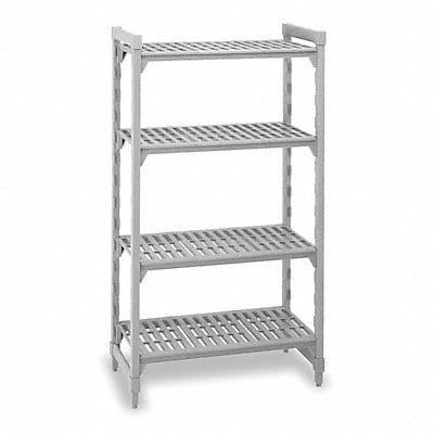 Vented Shelving Unit 72 in H 36 in W