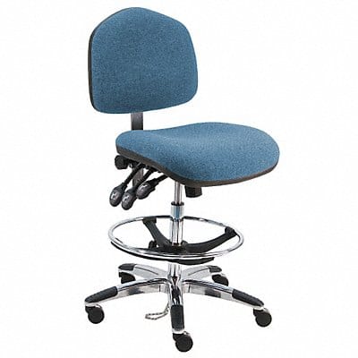 Task Chair Fabric Blue 21 to 31 Seat Ht