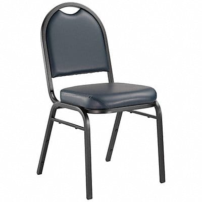 Stacking Chair Steel Blue/Black