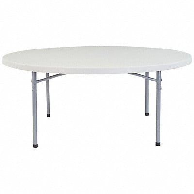 Fldg Tbl Round Polypropylene 71 Dia