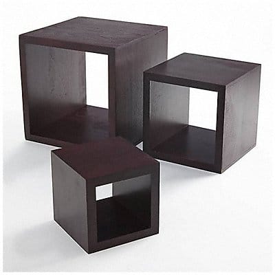 Riser Set 9.6 in W Mahogany Wood