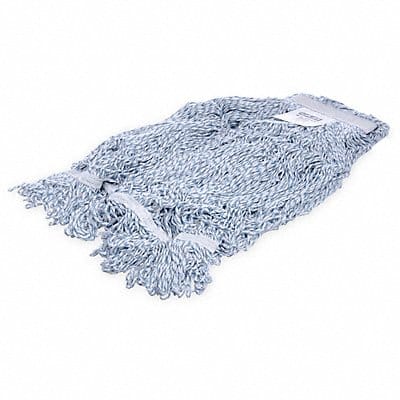 Mop Head 24 oz Lg 1/2 Band Blu PK12