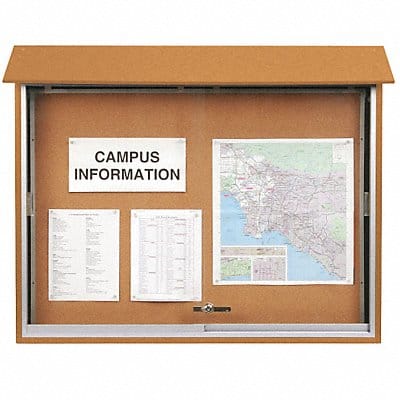 Enclosed Bulletin Board Tack 34 x47