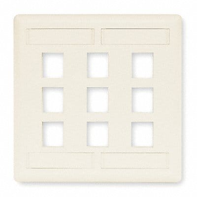 Wall Plate 9 Port