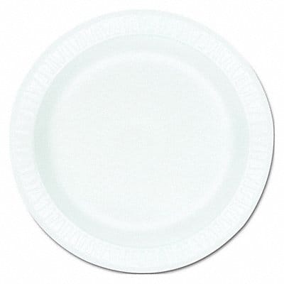 Disposable Foam Plate 9 in White PK500