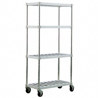 Mobile Pot and Pan Rack 74 in H 60 in W