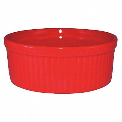 Fluted Ramekin 8 oz Cap. Red PK36