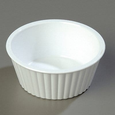 Fluted Ramekin 4.5 oz Cap. White PK48
