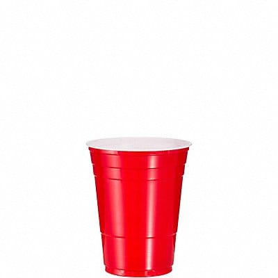 Disposable Cold Cup 16 oz Red PK1000